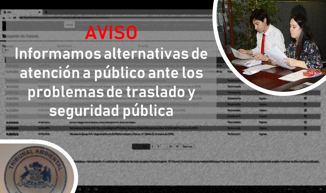 Para facilitar el acceso a la tramitación de causas, le informamos alternativas de atención a público Para facilitar el acceso a la tramitación de causas, le informamos alternativas de atención a público